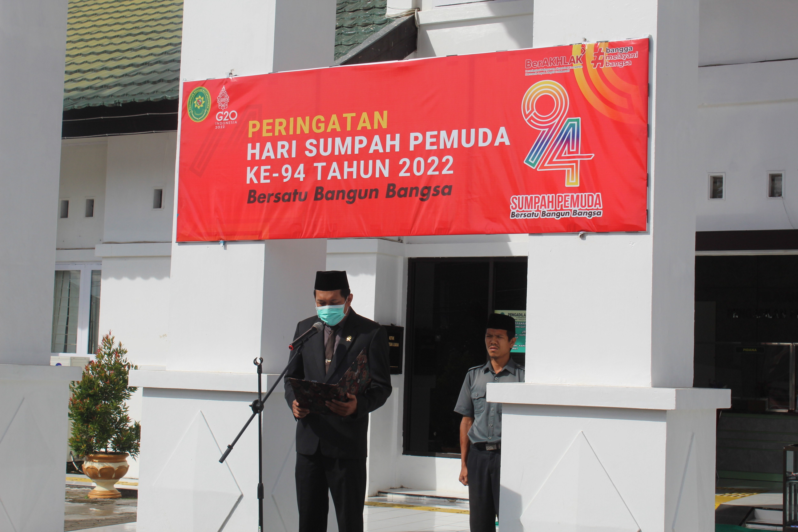 Upacara Peringatan Hari Sumpah Pemuda Tahun 2022